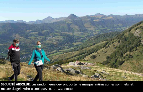 Le masque devient obligatoire en extérieur dans les Monts du Cantal, le massif du Sancy, la chaîne des Puys et au Mézenc | La Mentable